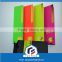 Colorful fluorescent corrugated paper in roll