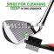 China manufacture Plastic Retractable Luxury Golf brush with spike groove