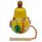 Biology Learing Worm Eat Pear Children Wooden Threading Toys