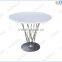 modern white tall coffee table for dining room use BA8546