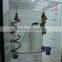 SGS certification clear acrylic bird feeder pets feeder small animal feeder