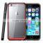 Best Neo Hybrid TPU+PC Material Protective Bumper Clear Transparent Back Cover Cell Phone Cases for Iphone and for Samsung