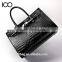 PU leather women handbag tote bag messenger bag factory in guangzhou