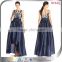 2016 Stylish Printed Top Long Evening Dresses For Women Homecoming Dresses