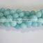 wholesale high quality gemstone blue dye jade round beads jewelry