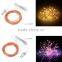 10M 33ft 100 led 5V USB powered outdoor Warm white/RGB led copper wire string lights christmas festival wedding party decoration