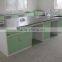 custom steel lab furniture lab bench with reagent rack water drop shelf