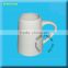 ceramic bisque ghost cup