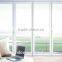 Hi-q white color Plastic folding glass door,PVC windows and doors