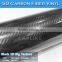 Super Quality 5D Glossy Black Auto Film Carbon Fiber Roll