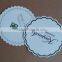 Promotional disposable 0.6mm coaster paper tissue(XM)
