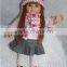 Custom dolls beautiful girl dolls toys children's gift 18 inch doll vinyl American girl doll