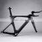 Newest product! TT full carbon fiber ironman triathlon racing cycle road bicycle/triathlon bike frameset