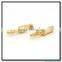 China Produce 24K Gold Plated banana plug Speaker plug
