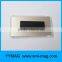 Blank rectangular plastic magnetic name badge