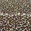 coffee apricot polyester leopard print milk fiber Spandex digital print lycra silk fabric