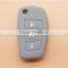 Factory price silicone car key cover for 3 button remote skin colorful car key protective case silicone cover