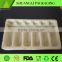 clear plastic disposable vials trays