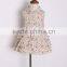 622M019 Pink color summer high quality kid's dress beautiful flower girls dress