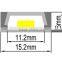 New arrival decorations application flexible led strip aluminum profile and heat sink