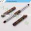 2016 ANY Hot Selling Good Quality Mental Handle Nylon hair Double Use Nail Art Gel Brush Pure color