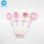 Fancy cooking tools pink silicone kitchen utensils