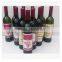 25oz round empty red wine glass bottle with cork