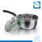 Stainless Steel Hot Single Handle Milk Pot & Stock Pot