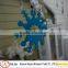 Multi design felt Christmas tree hanging ornament with red beads new for 2015