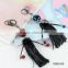 Wholesale 2016 IN STOCK Fashion tassel leather keychains for women
