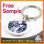 Free Sample_metal souvenir soccer baseball printed sports keychain