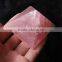 Precious High Quality Natural Rose Crystal Stone Pyramids For Sale Decor