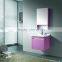 Green Painted Modern Style Wall Mounted Wooden Bathroom Vanity