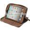 Vintage Leather 360 Degree Rotating Stand Portfolio Zip Case for iPad Mini 4