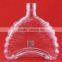 Hot selling cheap bulleitwse 700ml bottles short boston wine bottles lung shape whiskey bottle