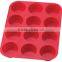 BPA free Non stick Silicone Cupcake Maker/Mold 100% Food Grade Funny Silicone Muffin Pan