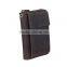 Fashion Style Men Wallet With Mobile Phone Holder, Men's Genuine Leather Clutch Bag With Multi-card Bits