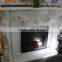 Russian style portable stone surround fireplace