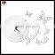 Wall Sticker Decoration Printing Wall Mirror Sticker Clock