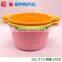 silicone vegetable colanders silicone folding basket strainers