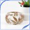 2016 high quality clear customized jewelry resin real dried flower bangle