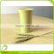 Wheat straw biodegradable custom hot cold drink pp plastic cup