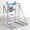 Hanging metal book display rack