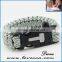 Hot Christmas Army tactical survival paracord bracelet with logo