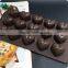 CTBED016 Happy Thanksgiving Day Heart Shaped Chocolate Mould Ice Tray Mold