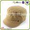 Earth Toned Colors Cool Adjustable Vintage Flat Top Military Cap