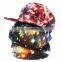 Custom 6 Panel Galaxy Pattern Hip Hop Print Snapback Hat