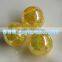 Supply 22mm Acrylic Round UV Plated Beads Loose Cracked Spacer Ball Beads for Jewelry Decoration