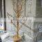 90CM gold Crystal Christmas Garland artificial Tree for wedding centerpiece tree