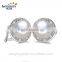 8-9mm AAA Freshwater 925 Silver Button Pearl Earrings